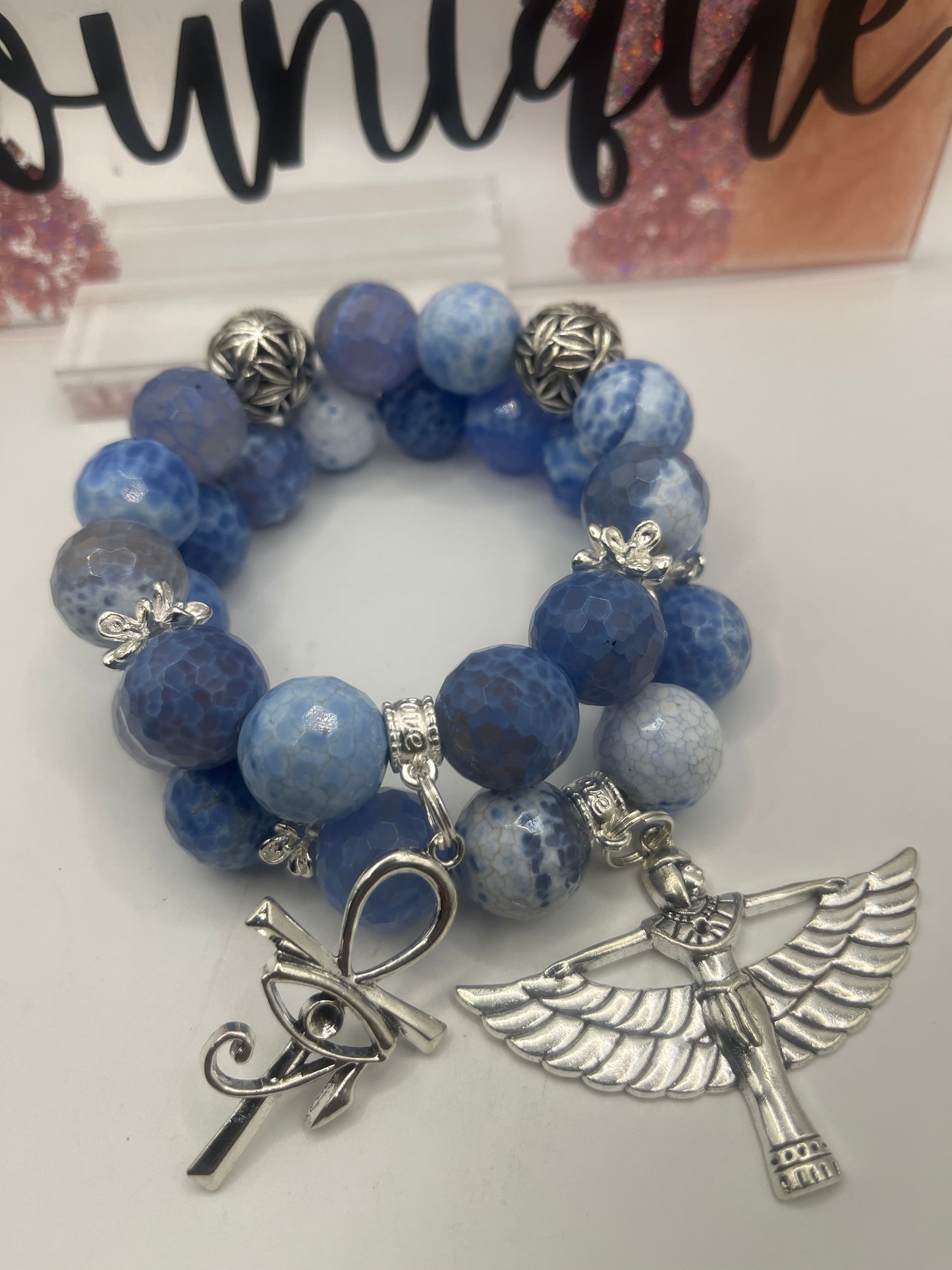 Blue lace agate