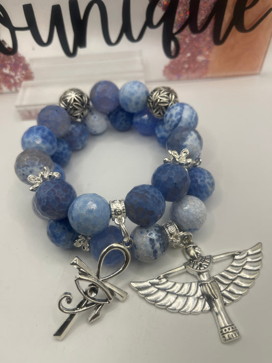 Blue lace agate