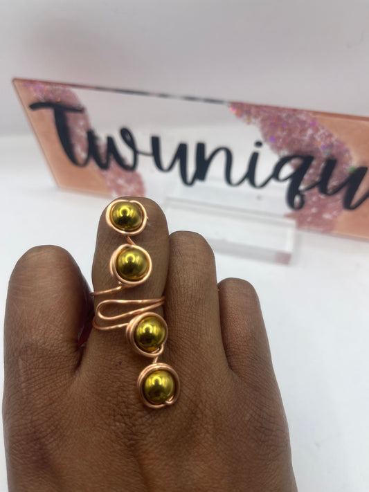Gold hematite